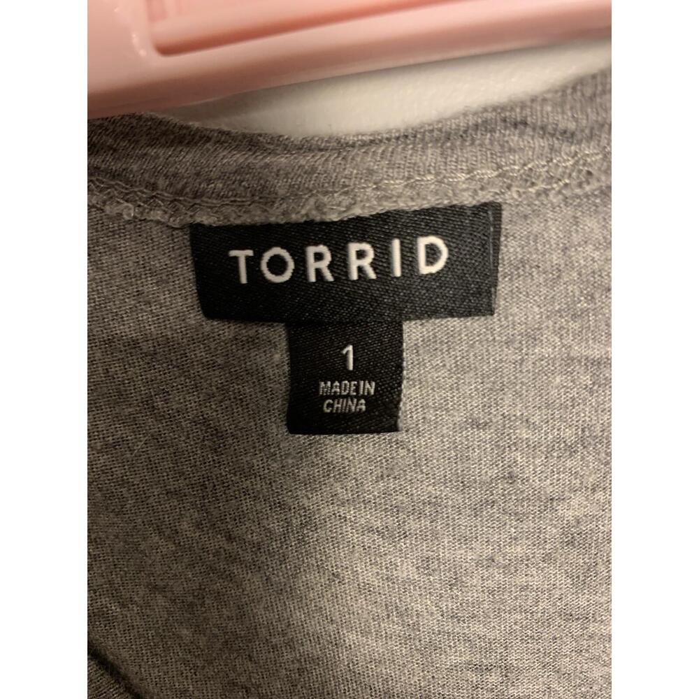 Torrid Heritage Slub Handkerchief Hem Tee 1X - Picture 7 of 9